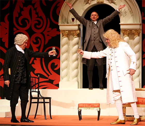 Walter Renneisen und Sigmar Solbach als Bach und H�ndel &copy; Theatergastspiele Kempf GmbH