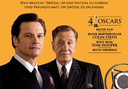 Ausschnitt des Filmplakats 'The King's Speech' &copy; Senator Film
